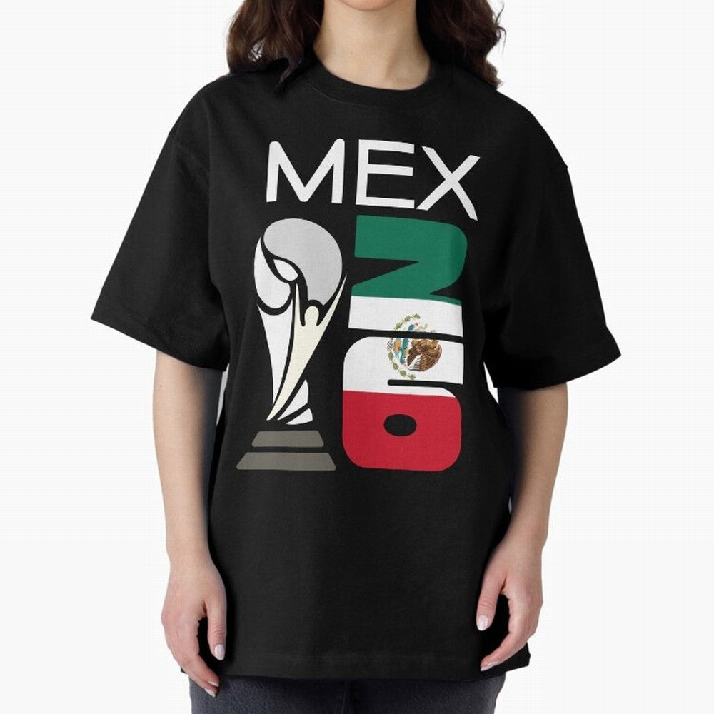 Mexico 2026 Soccer World Cup Trophy Mexican Flag Design Classic T-Shirt Capture FIFA World Cup 2026 for Fans of Neymar and Argentina and Brazil, Bringing Worldwide Fan Energy, Dramatic Goals, Stadium Lights and Championship Celebrations; Perfect