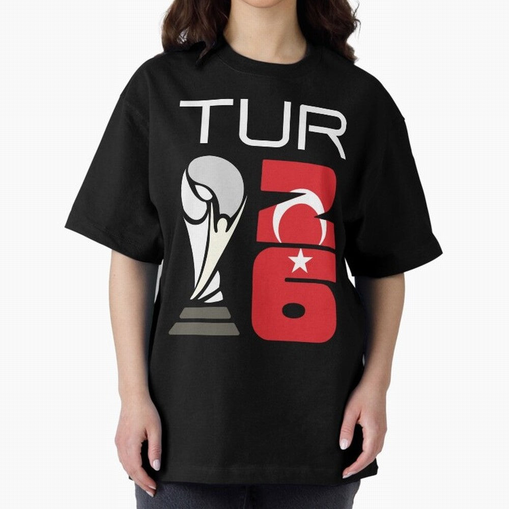Turkey 2026 Soccer World Cup Trophy Turkish Flag Design Classic T-Shirt Bring Global Tournament Vibes to FIFA World Cup 2026 Group Stage for Fans of Messi, CR7 and Mbappe and France, Bringing Soccer Culture, Superstar Moments, National Team Dreams