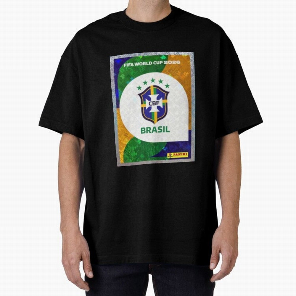 STICKER BRAZIL WORLD CUP 2026 Classic T-Shirt Showcase FIFA World Cup 2026 USA Canada Mexico for Fans of Neymar and Spain, Bringing Championship Spirit, Famous Goals, Roaring Crowds and International Football Unity; Created for Match Day Parties,