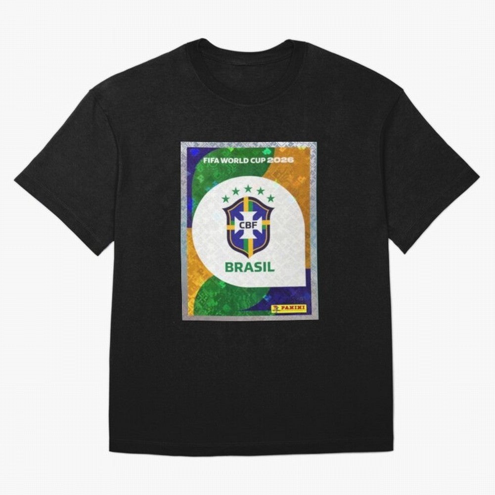 STICKER BRAZIL WORLD CUP 2026 Classic T-Shirt Showcase FIFA World Cup 2026 USA Canada Mexico for Fans of Neymar and Spain, Bringing Championship Spirit, Famous Goals, Roaring Crowds and International Football Unity; Created for Match Day Parties,