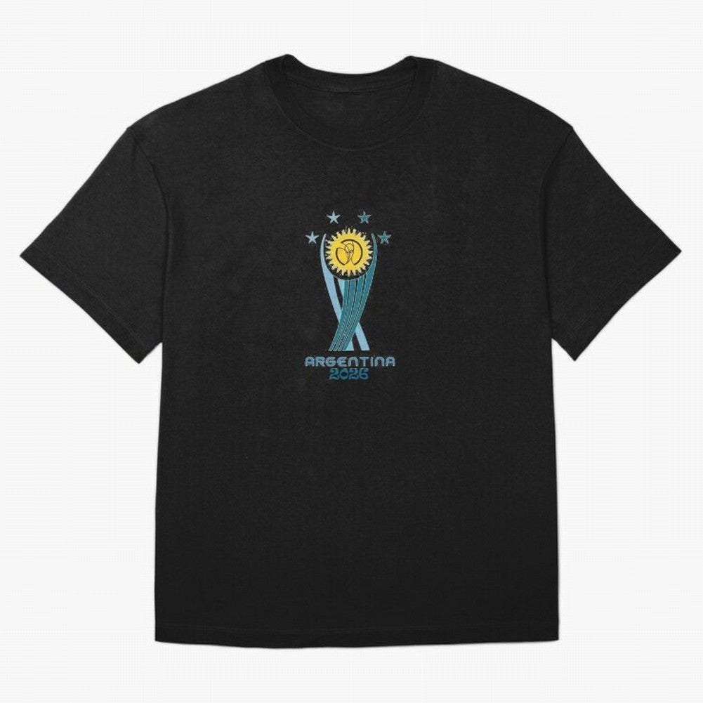Argentina 2026 Football World Cup Emblem T-Shirt Classic T-Shirt Relive Match Day Hype around FIFA World Cup 2026 Group Stage, CR7 and Messi, Portugal, Goal Celebration Energy, Supporter Heritage, Football Icons and Worldwide Tournament Joy;