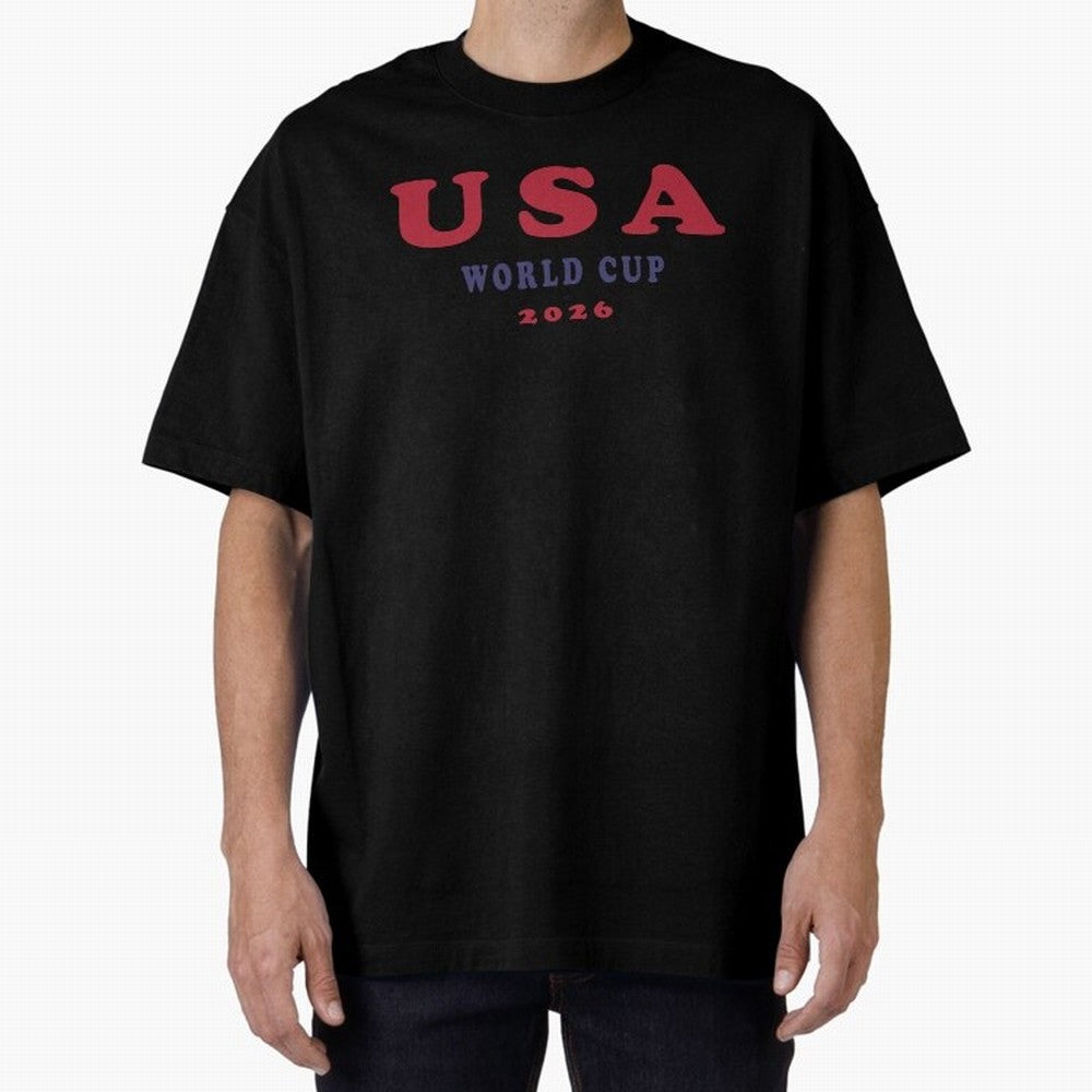 USA World Cup 2026 Soccer Fan Shirt | American Flag Football Retro Patriotic Design Classic T-Shirt Feel FIFA World Cup 2026 Group Stage Made for Messi, England, France and Netherlands Energy, Football Passion, Legendary Performances, Festival