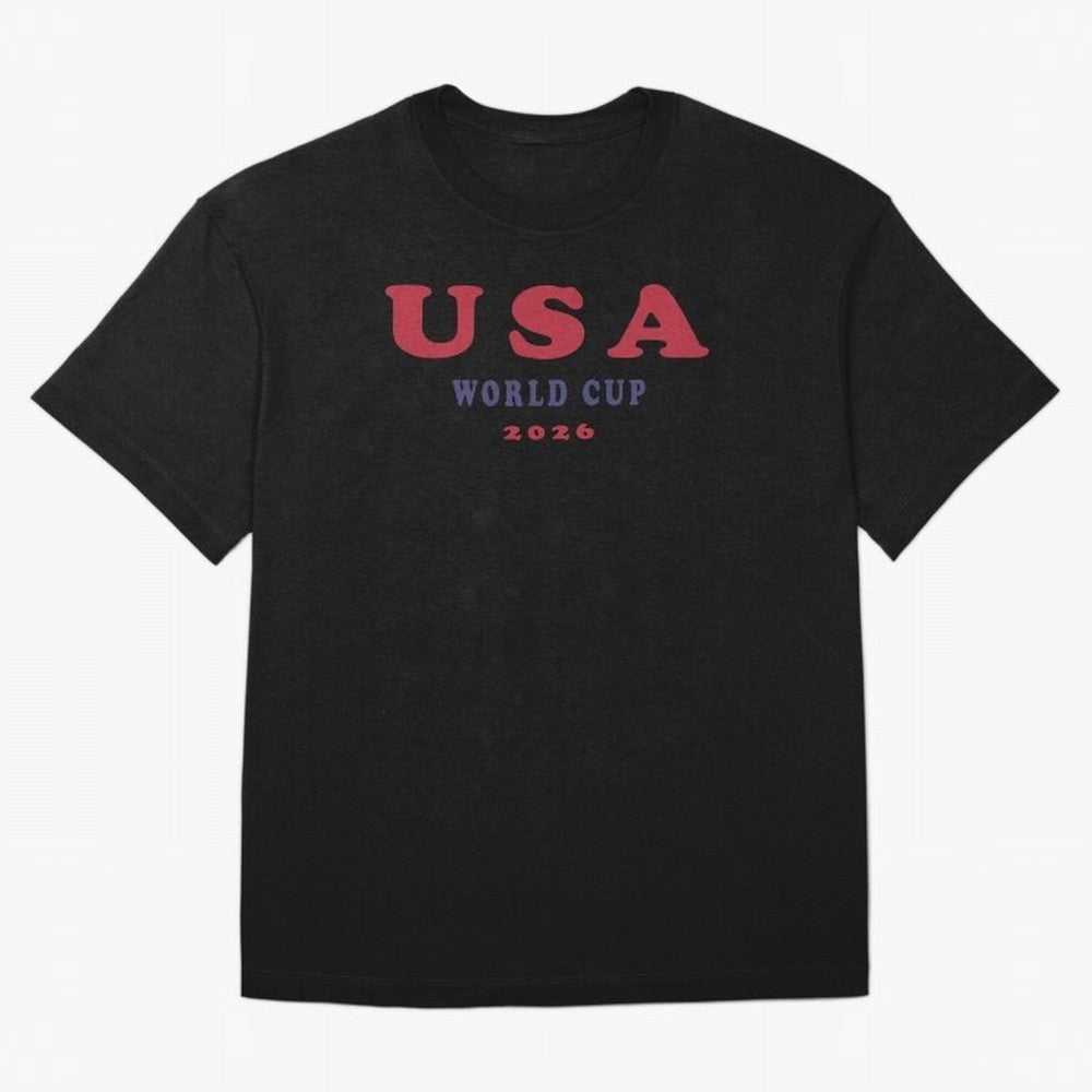 USA World Cup 2026 Soccer Fan Shirt | American Flag Football Retro Patriotic Design Classic T-Shirt Feel FIFA World Cup 2026 Group Stage Made for Messi, England, France and Netherlands Energy, Football Passion, Legendary Performances, Festival