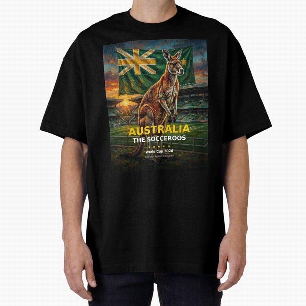 Australia Socceroos - World Cup 2026 Soccer Fan Tee Classic T-Shirt Relive Match Day Hype around FIFA World Cup 2026 USA Canada Mexico, Mbappe and Neymar, Spain, Goal Celebration Energy, Supporter Heritage, Football Icons and Worldwide Tournament