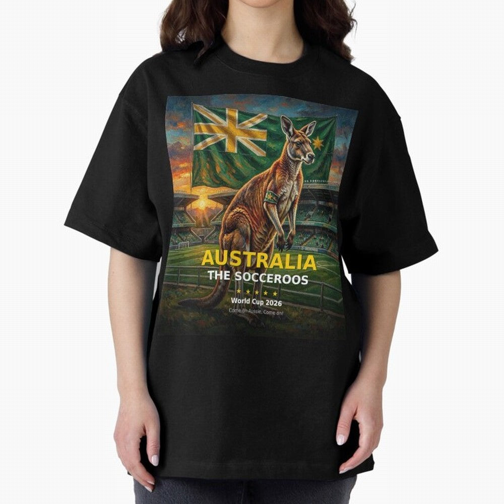 Australia Socceroos - World Cup 2026 Soccer Fan Tee Classic T-Shirt Relive Match Day Hype around FIFA World Cup 2026 USA Canada Mexico, Mbappe and Neymar, Spain, Goal Celebration Energy, Supporter Heritage, Football Icons and Worldwide Tournament