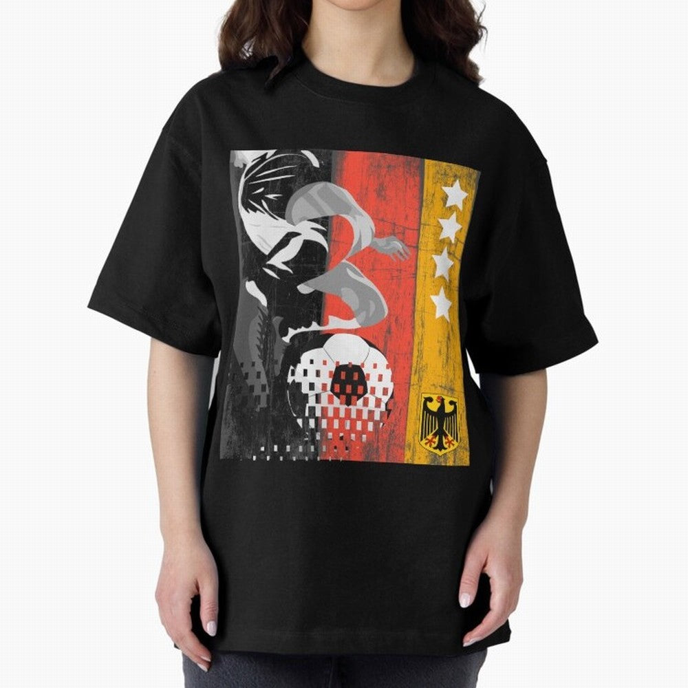 Fan Design Germany 2026 Classic T-Shirt Keep the Match Day Mood of FIFA World Cup 2026 USA Canada Mexico for Fans of Cristiano Ronaldo, Haaland and CR7 and England, France and Netherlands, Bringing Classic Soccer Heritage, Championship Pressure,