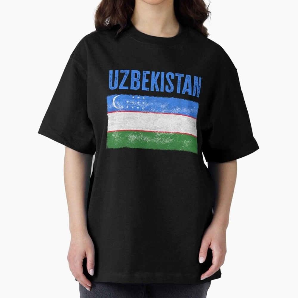 Uzbekistan Classic T-Shirt Celebrate the Biggest Stage of FIFA World Cup 2026 for Fans of Cristiano Ronaldo and Germany, Bringing Vintage Soccer Flavor, Modern Football Stars, National Flags and Final Night Emotion; Made for Die Hard Supporters,