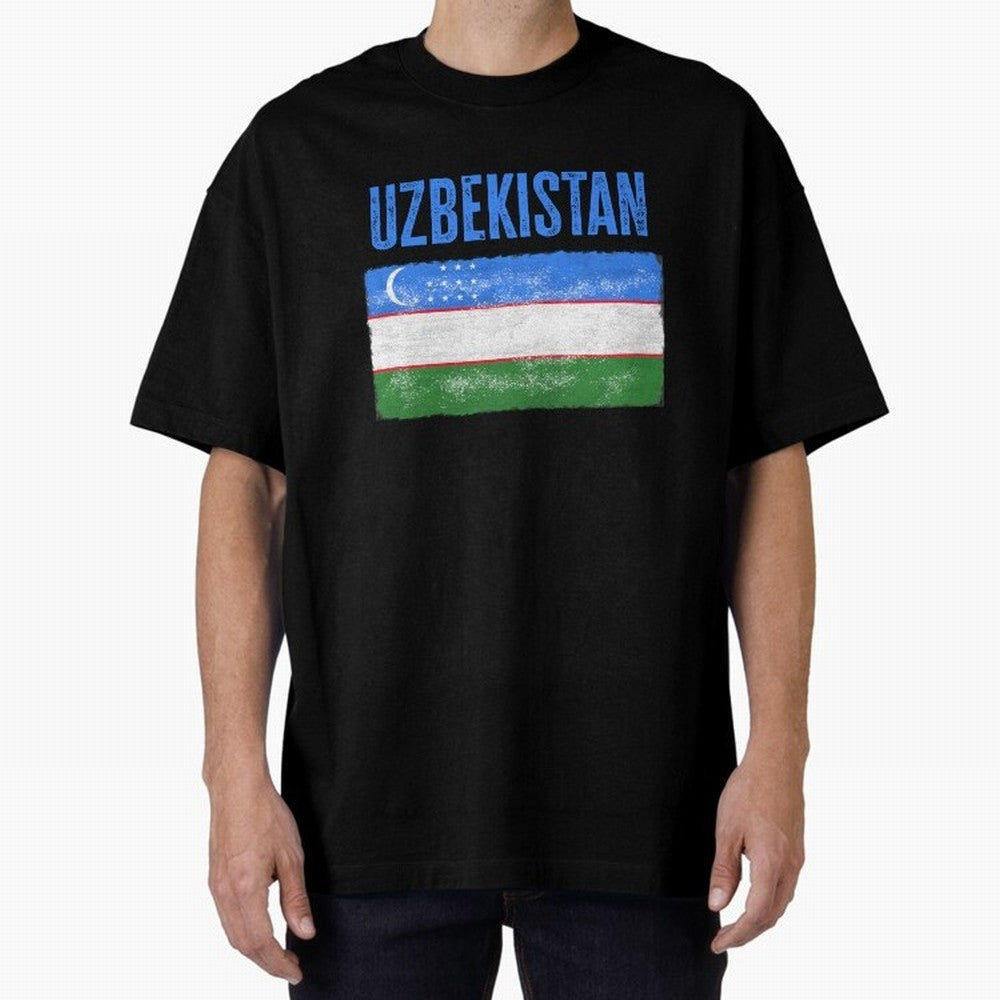 Uzbekistan Classic T-Shirt Celebrate the Biggest Stage of FIFA World Cup 2026 for Fans of Cristiano Ronaldo and Germany, Bringing Vintage Soccer Flavor, Modern Football Stars, National Flags and Final Night Emotion; Made for Die Hard Supporters,