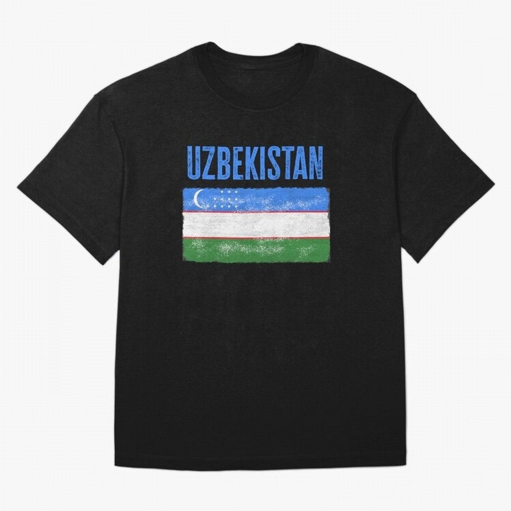 Uzbekistan Classic T-Shirt Celebrate the Biggest Stage of FIFA World Cup 2026 for Fans of Cristiano Ronaldo and Germany, Bringing Vintage Soccer Flavor, Modern Football Stars, National Flags and Final Night Emotion; Made for Die Hard Supporters,