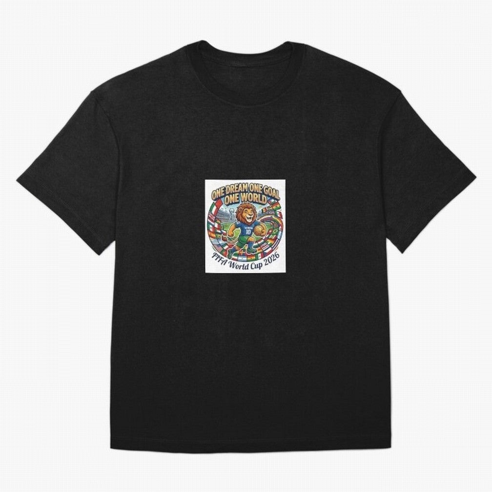 Celebrate the spirit of the world's greatest game with this vibrant mascot design! Featuring an energetic lion (Tamima) Classic T-Shirt Feel the Roar of Match Day Hype around FIFA World Cup 2026, Messi and Cristiano Ronaldo, France and Portugal,