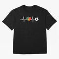 Portugal Football Heartbeat | Sele??o Das Quinas Soccer Fan Classic T-Shirt Bring Bold Fan Energy to Global Football Passion for FIFA World Cup 2026 Group Stage, Highlighting Haaland and Mbappe, Spain and Netherlands, Football Passion, Legendary