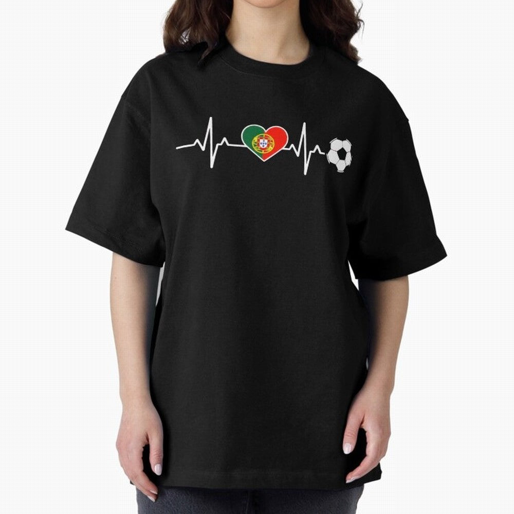 Portugal Football Heartbeat | Sele??o Das Quinas Soccer Fan Classic T-Shirt Bring Bold Fan Energy to Global Football Passion for FIFA World Cup 2026 Group Stage, Highlighting Haaland and Mbappe, Spain and Netherlands, Football Passion, Legendary