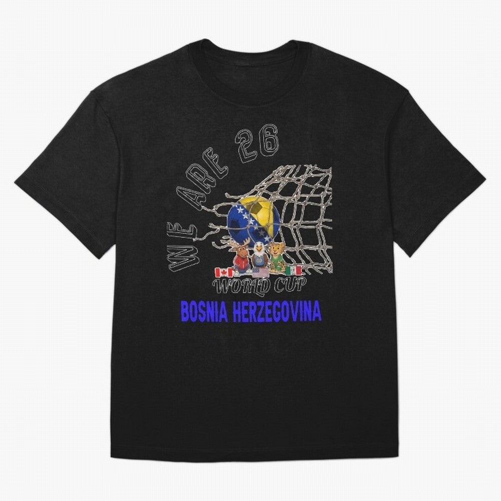 World cup 26 - Bosnia and Herzegovina Classic T-Shirt Bring Stadium Energy to FIFA World Cup 2026 Spirit, Highlighting Argentina, CR7 and Messi, Game Day Rituals, Football Legends, Country Pride and the Road to the Final; Great for Supporters Who