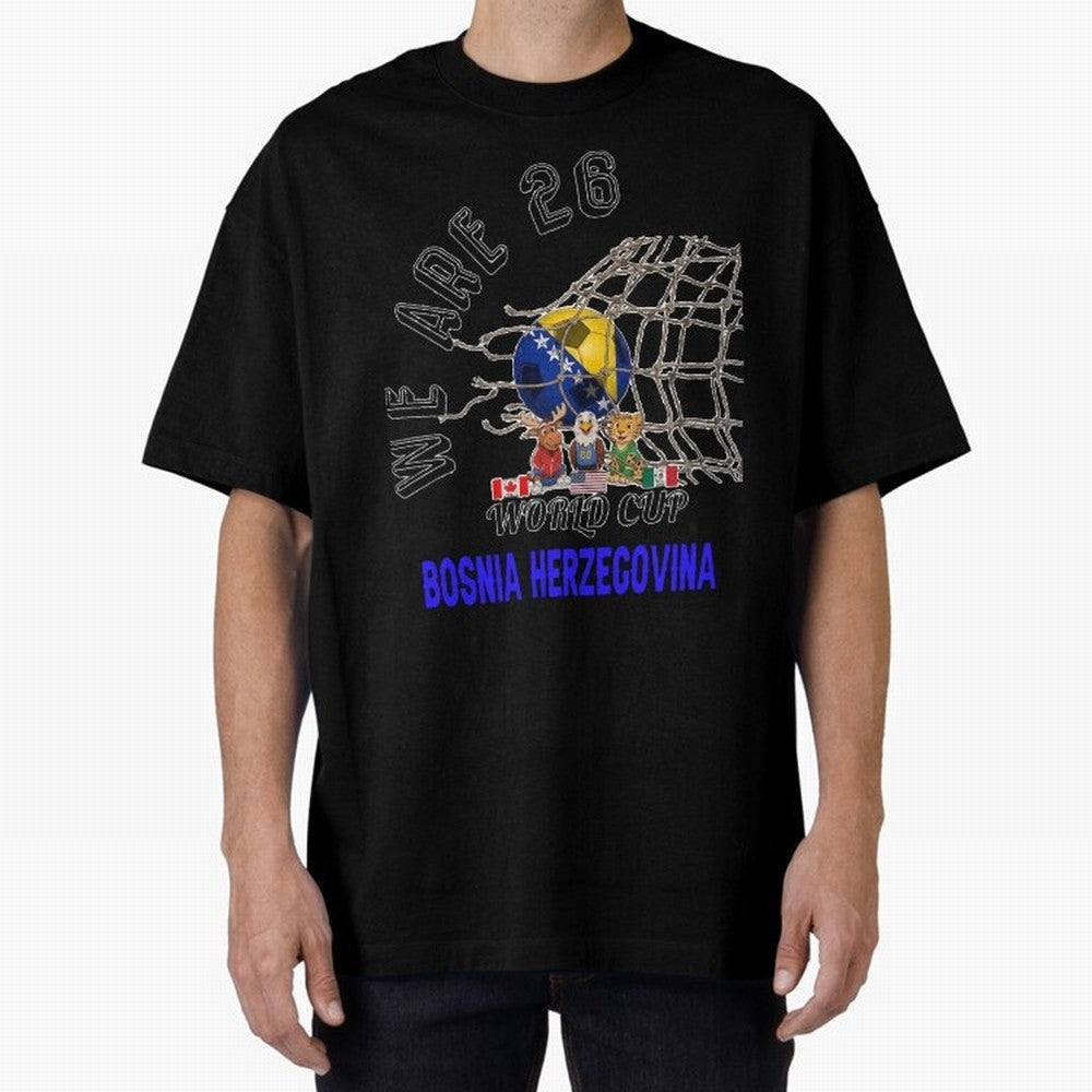 World cup 26 - Bosnia and Herzegovina Classic T-Shirt Bring Stadium Energy to FIFA World Cup 2026 Spirit, Highlighting Argentina, CR7 and Messi, Game Day Rituals, Football Legends, Country Pride and the Road to the Final; Great for Supporters Who