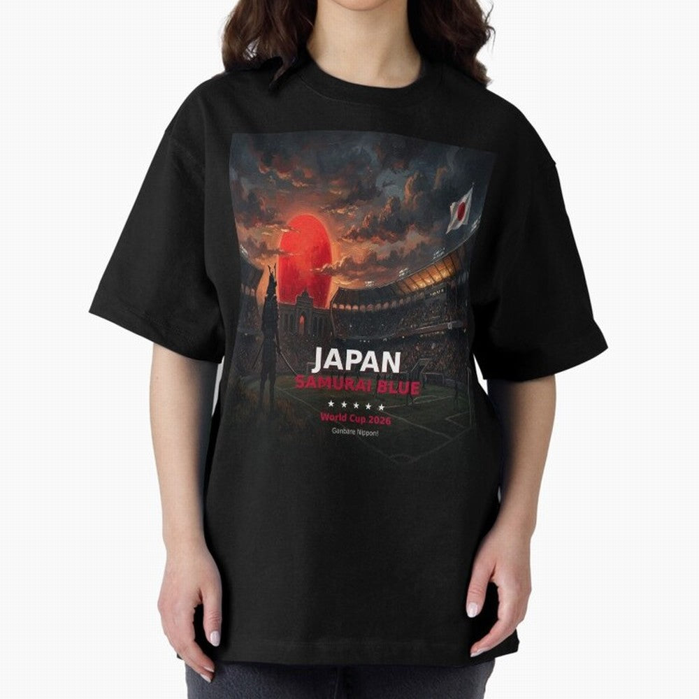Japan Samurai Blue - World Cup 2026 Soccer Fan Tee Classic T-Shirt Carry National Pride through Global Football Passion for FIFA World Cup 2026, Centered on Messi, CR7 and Mbappe, Germany, Retro Football Energy, Iconic Rivalries, Trophy Chase Drama