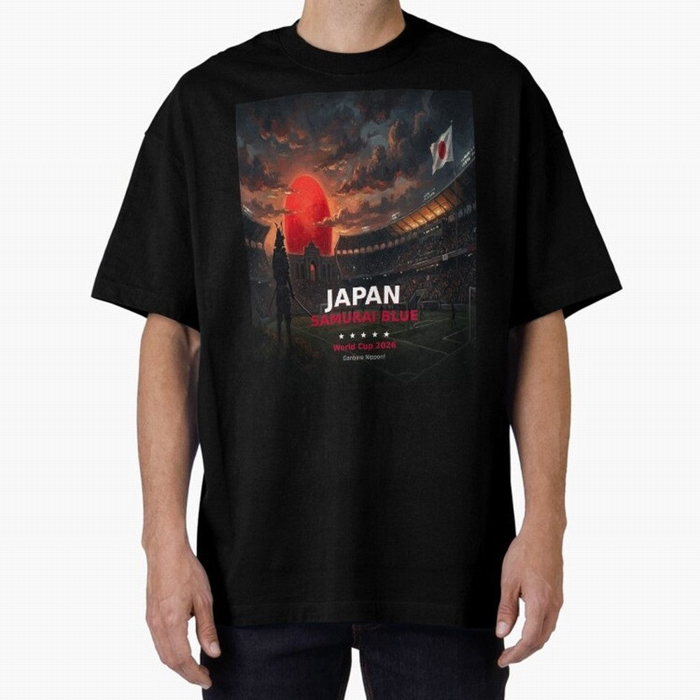 Japan Samurai Blue - World Cup 2026 Soccer Fan Tee Classic T-Shirt Carry National Pride through Global Football Passion for FIFA World Cup 2026, Centered on Messi, CR7 and Mbappe, Germany, Retro Football Energy, Iconic Rivalries, Trophy Chase Drama