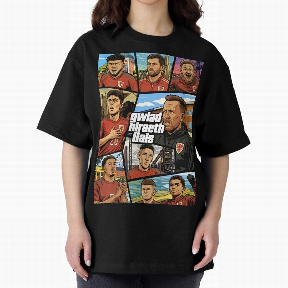 GTA Cymru Classic T-Shirt Represent Football Lovers during Global Football Passion for FIFA World Cup 2026, Built around Mbappe, France and Portugal, Fan Favorite Moments, National Team Passion, Big Match Drama and Soccer History; Great for Watch