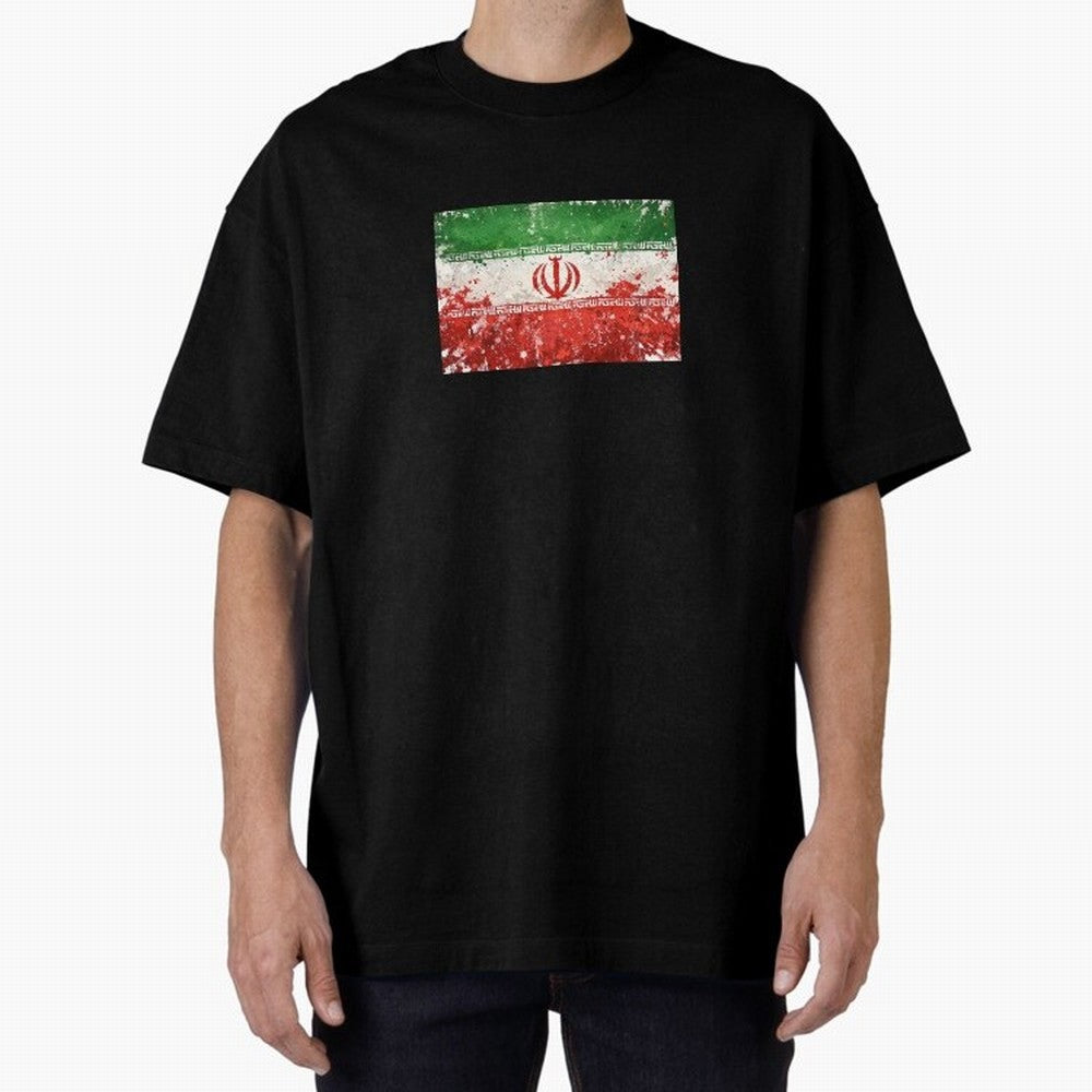 Iran Football World Cup Flag | Grunge Iranian Soccer Art Classic T-Shirt Join Global Football Passion for FIFA World Cup 2026 USA Canada Mexico, with Mbappe, England, France and Netherlands, Football Passion, Legendary Performances, Festival Vibes