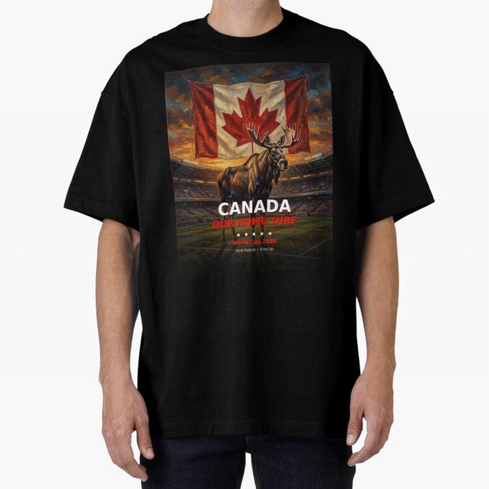 Canada Our Home Turf - World Cup 2026 Soccer Fan Tee Classic T-Shirt Represent FIFA World Cup 2026 Spirit, Highlighting Argentina and Brazil, Messi, CR7 and Mbappe, Vintage Soccer Flavor, Modern Football Stars, National Flags and Final Night