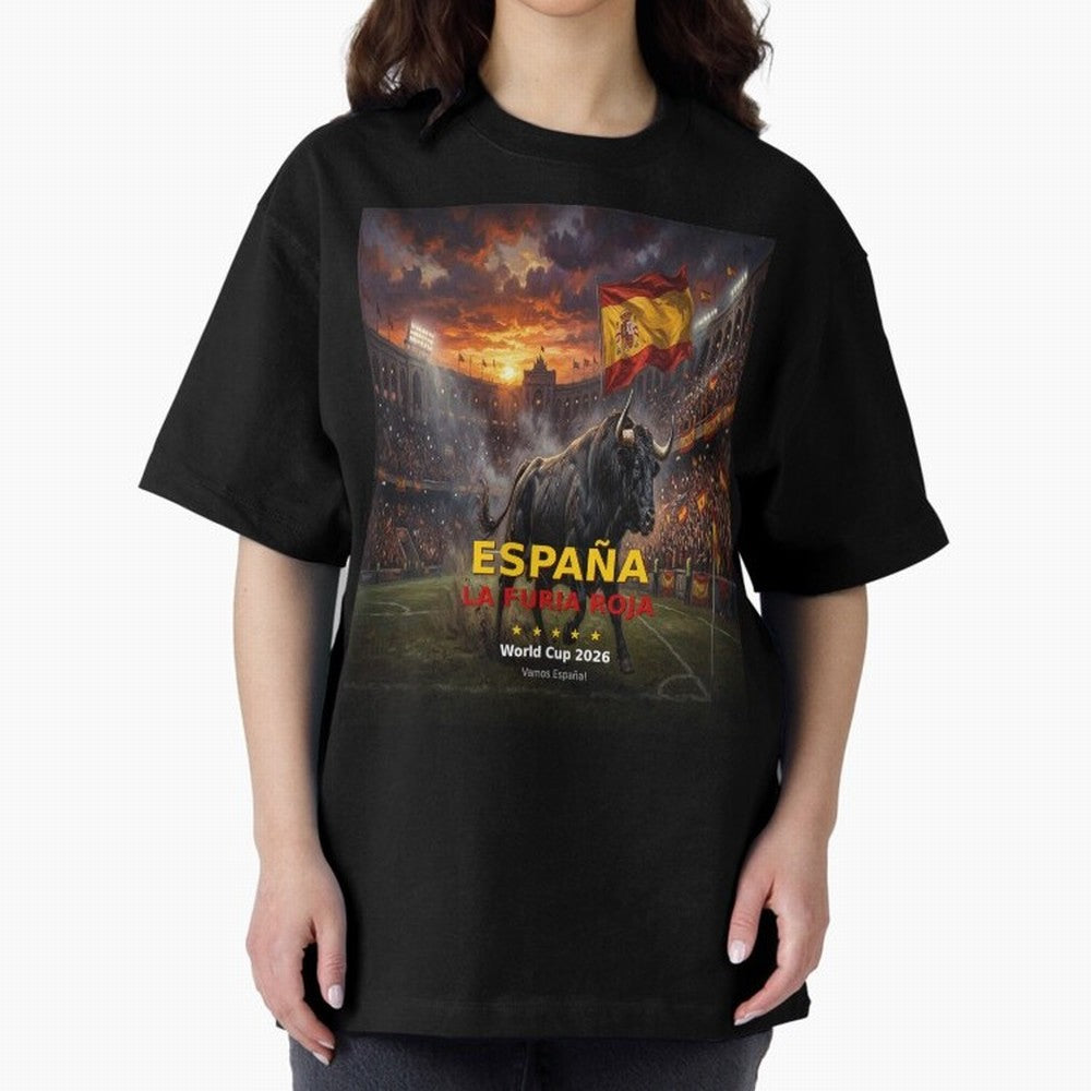 Espa?a La Furia Roja - World Cup 2026 Soccer Fan Tee Classic T-Shirt Make the Season About FIFA World Cup 2026 Group Stage Connected to Haaland, Argentina, France and Brazil Energy, Championship Spirit, Famous Goals, Roaring Crowds and