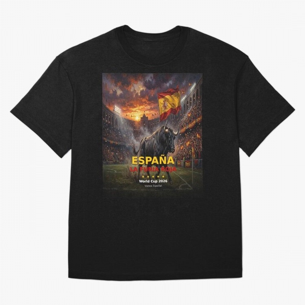 Espa?a La Furia Roja - World Cup 2026 Soccer Fan Tee Classic T-Shirt Make the Season About FIFA World Cup 2026 Group Stage Connected to Haaland, Argentina, France and Brazil Energy, Championship Spirit, Famous Goals, Roaring Crowds and
