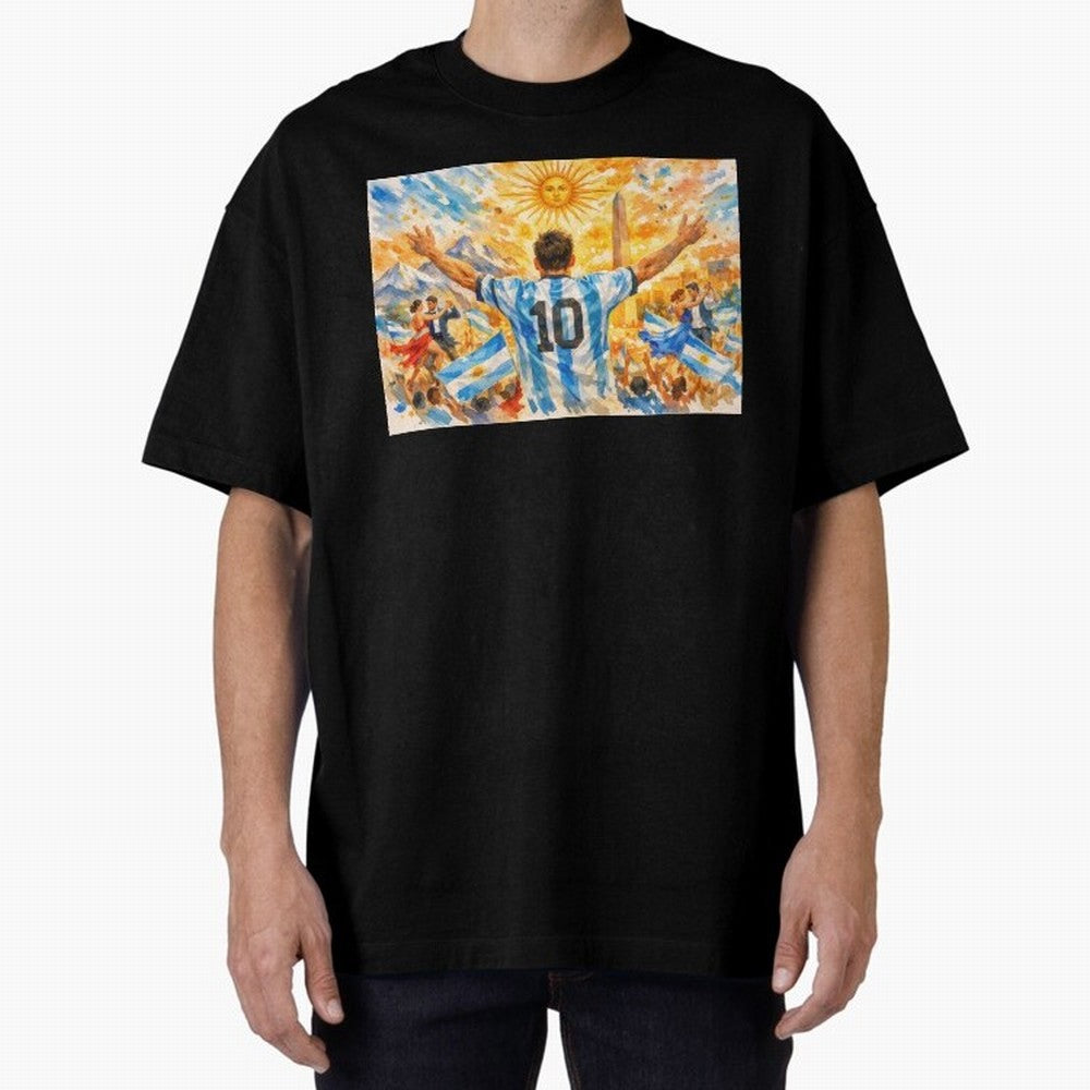 Spectacular Celebration in Argentina Soccer Vibes 2026 Classic T-Shirt Carry the Dream of FIFA World Cup 2026 USA Canada Mexico for Fans of Messi, Neymar and Mbappe and Netherlands, Bringing Football History, Final Match Energy, Crowd Noise and