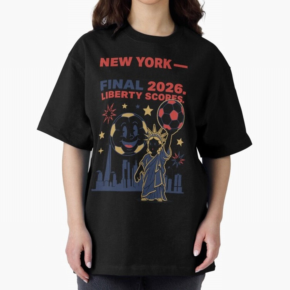 New York World Cup Final 2026 V4 Classic T-Shirt Cheer through Every Moment of the FIFA World Cup 2026 Journey through Cristiano Ronaldo Highlights, England, France and Netherlands Pride, Worldwide Fan Energy, Dramatic Goals, Stadium Lights and