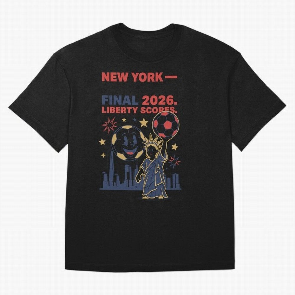 New York World Cup Final 2026 V4 Classic T-Shirt Cheer through Every Moment of the FIFA World Cup 2026 Journey through Cristiano Ronaldo Highlights, England, France and Netherlands Pride, Worldwide Fan Energy, Dramatic Goals, Stadium Lights and