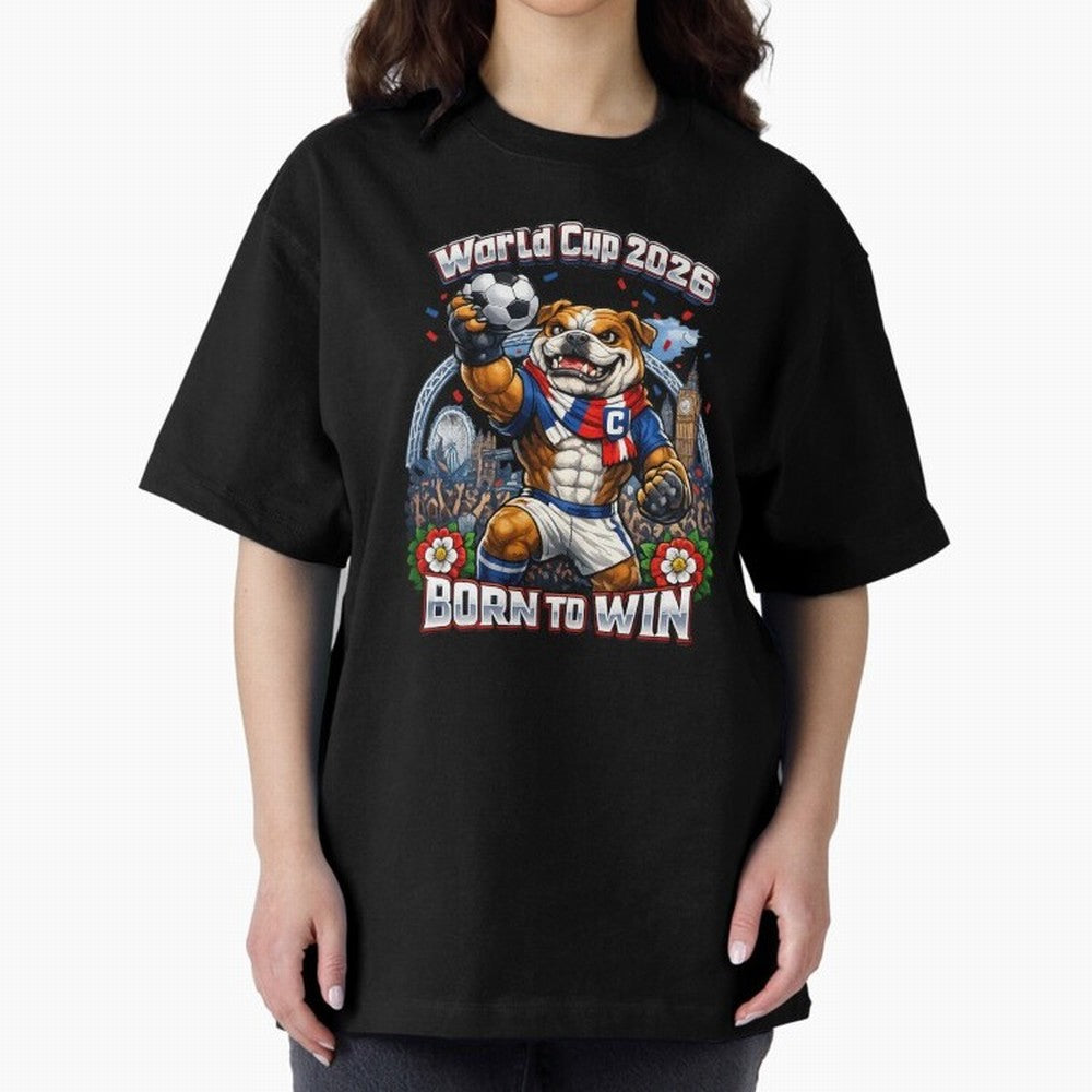 England Bulldog World Cup 2026 Fan Art Classic T-Shirt Celebrate Golden Goal Energy in Global Football Passion for FIFA World Cup 2026, Capturing Haaland and Mbappe, Germany, Soccer Culture, Superstar Moments, National Team Dreams and Competitive
