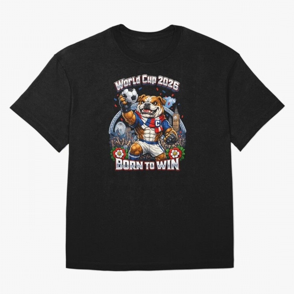 England Bulldog World Cup 2026 Fan Art Classic T-Shirt Celebrate Golden Goal Energy in Global Football Passion for FIFA World Cup 2026, Capturing Haaland and Mbappe, Germany, Soccer Culture, Superstar Moments, National Team Dreams and Competitive