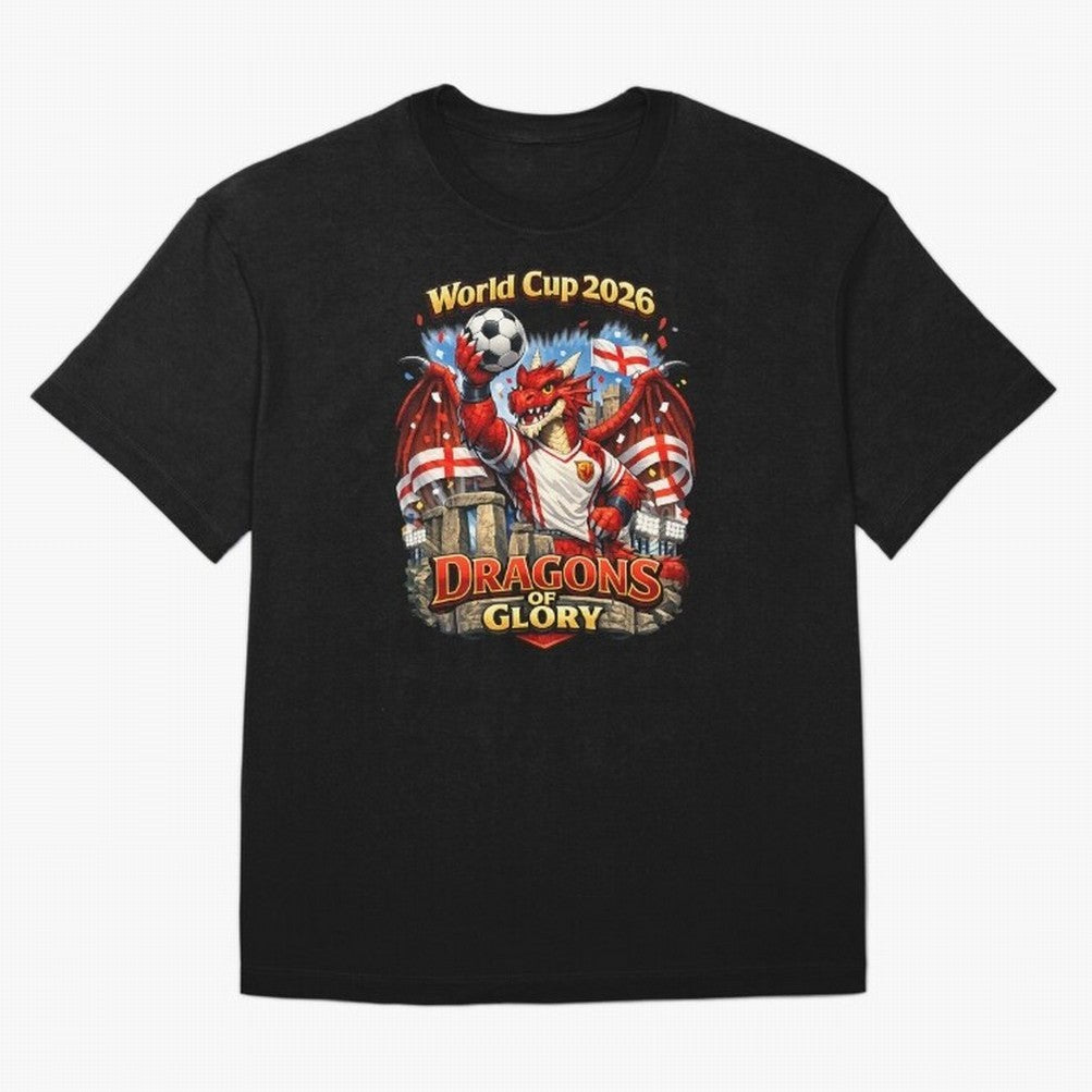 World Cup 2026 Dragons of Glory Classic T-Shirt Show Fan Pride Across the FIFA World Cup 2026 Journey through Messi Highlights, Argentina, France and Brazil Pride, Champion Mindset, Group Stage Buzz, Knockout Tension and Passionate Fan Culture;