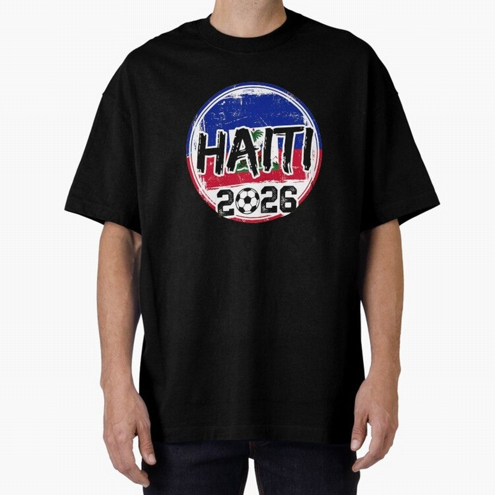 Haiti World Cup 2026 Soccer Fan Game Day T-Shirt Honor Football Greatness during the FIFA World Cup 2026 Journey through CR7 Highlights, Germany Pride, Match Day Excitement, Supporter Culture, Golden Goals and Global Football Passion; Made for Die