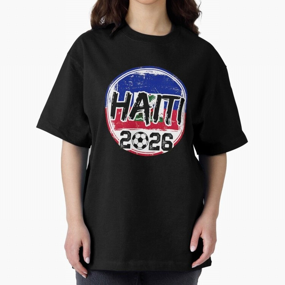 Haiti World Cup 2026 Soccer Fan Game Day T-Shirt Honor Football Greatness during the FIFA World Cup 2026 Journey through CR7 Highlights, Germany Pride, Match Day Excitement, Supporter Culture, Golden Goals and Global Football Passion; Made for Die