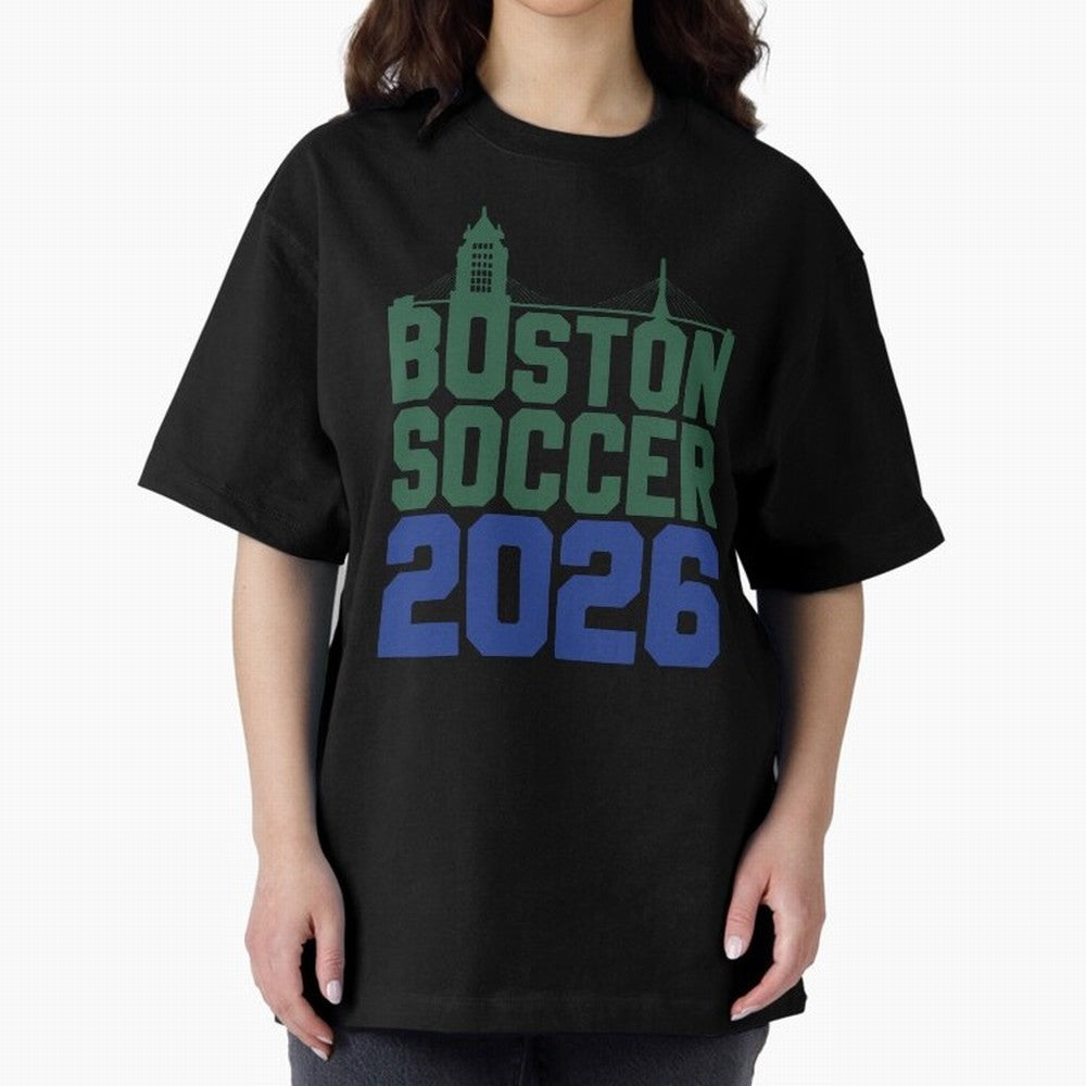 Boston Soccer 2026 Massachusetts Football Fan Classic T-Shirt Carry the Colors and Pride of the FIFA World Cup 2026 Journey through Cristiano Ronaldo, Haaland and CR7 Highlights, France and Portugal Pride, Vintage Soccer Flavor, Modern Football