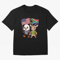 The American eagle and its friend, the South African springbok Classic T-Shirt Show Fan Pride Across Match Day Hype around FIFA World Cup 2026, Mbappe and Neymar, Germany, Retro Football Energy, Iconic Rivalries, Trophy Chase Drama and Stadium