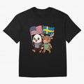 The American eagle and its friend, the Swedish elk Classic T-Shirt Celebrate the Stars of Match Day Hype around FIFA World Cup 2026 Group Stage, Cristiano Ronaldo, Haaland and CR7, Netherlands, Stadium Memories, Football Loyalty, International