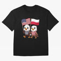 The American eagle and its friend, the Polish eagle Classic T-Shirt Showcase FIFA World Cup 2026 Group Stage for Fans of Messi, Neymar and Mbappe and Argentina, Bringing Football Passion, Legendary Performances, Festival Vibes and Supporter