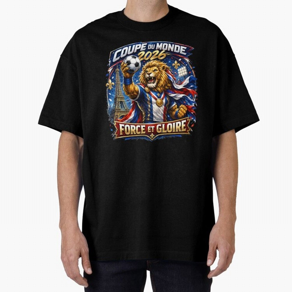 France Lion World Cup 2026 Classic T-Shirt Carry Global Football Passion for FIFA World Cup 2026 Group Stage, Centered on Haaland, England, France and Netherlands, Vintage Soccer Flavor, Modern Football Stars, National Flags and Final Night