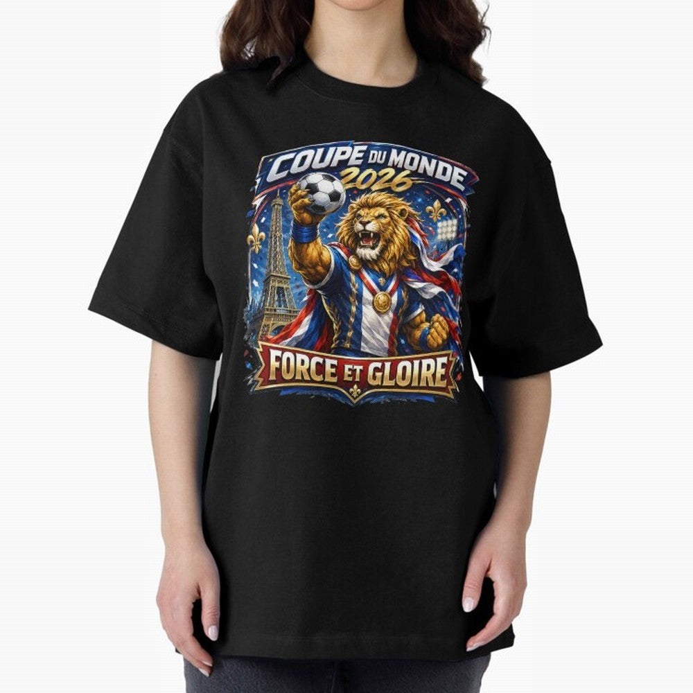 France Lion World Cup 2026 Classic T-Shirt Carry Global Football Passion for FIFA World Cup 2026 Group Stage, Centered on Haaland, England, France and Netherlands, Vintage Soccer Flavor, Modern Football Stars, National Flags and Final Night