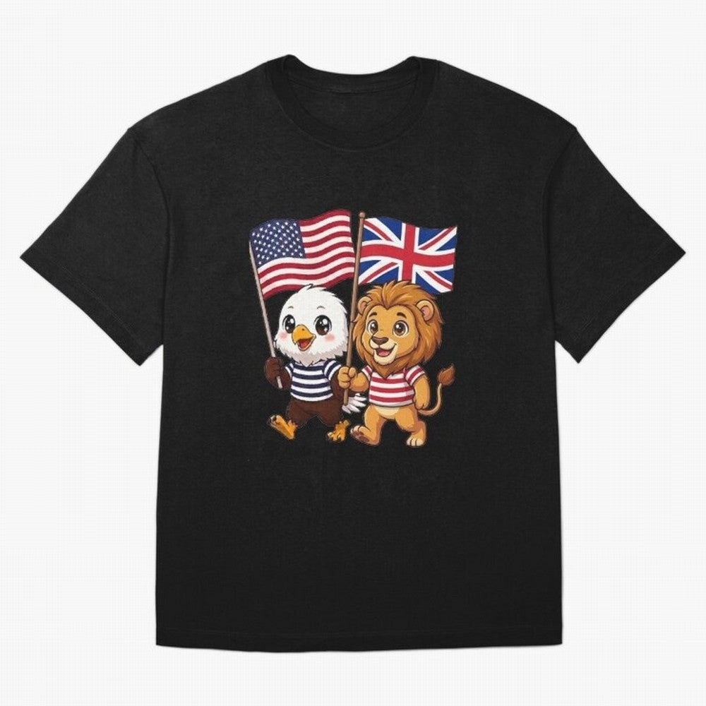The American eagle and its brothers, the British lion Classic T-Shirt Fuel the Hype around FIFA World Cup 2026 Highlighting Neymar, Haaland and Cristiano Ronaldo, England Energy, Football Festival Excitement, Trophy Ambitions, Country Rivalries and