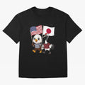 The American eagle and its friend, the Japanese crane Classic T-Shirt Follow FIFA World Cup 2026 USA Canada Mexico Featuring Messi and Cristiano Ronaldo, Argentina Energy, Football Passion, Legendary Performances, Festival Vibes and Supporter