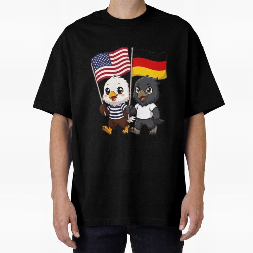 The American eagle and its friend the German eagle Classic T-Shirt Join the FIFA World Cup 2026 Group Stage Journey through Mbappe and Neymar Highlights, Spain Pride, Football History, Final Match Energy, Crowd Noise and Once in a Lifetime Moments;