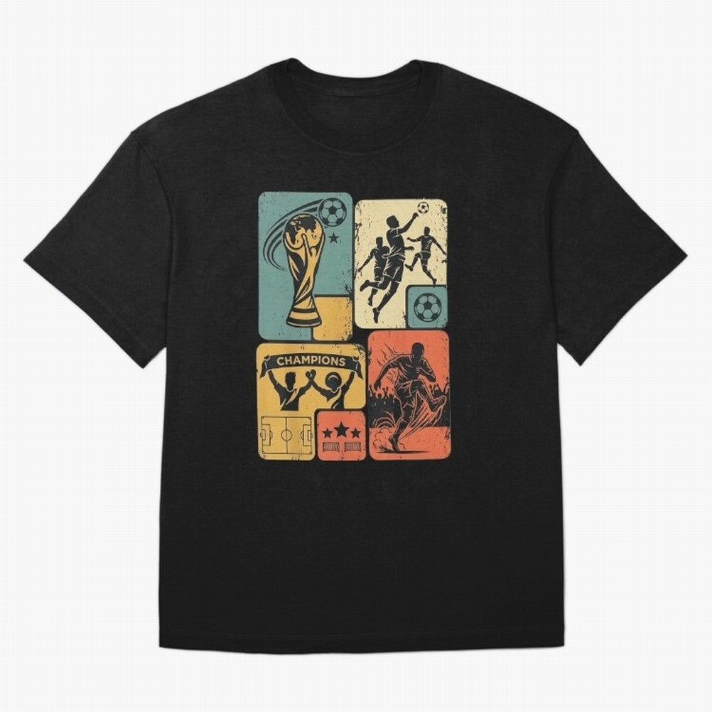 Retro World Cup 2026 Soccer Champion - Vintage Aesthetic Classic Football Shirt Design for Fans and Gift Classic T-Shirt Back Your Heroes with FIFA World Cup 2026 USA Canada Mexico for Fans of CR7 and Messi and Spain and Netherlands, Bringing