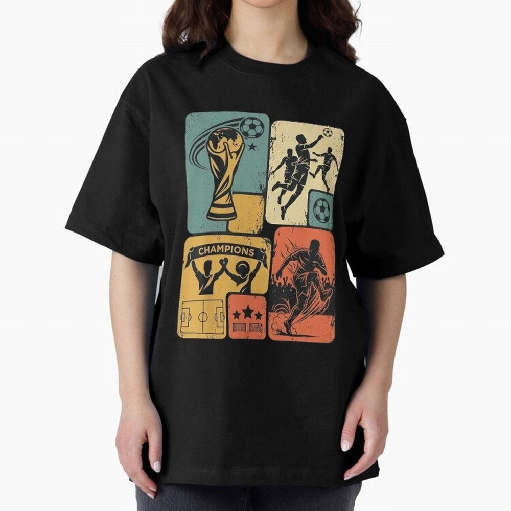 Retro World Cup 2026 Soccer Champion - Vintage Aesthetic Classic Football Shirt Design for Fans and Gift Classic T-Shirt Back Your Heroes with FIFA World Cup 2026 USA Canada Mexico for Fans of CR7 and Messi and Spain and Netherlands, Bringing