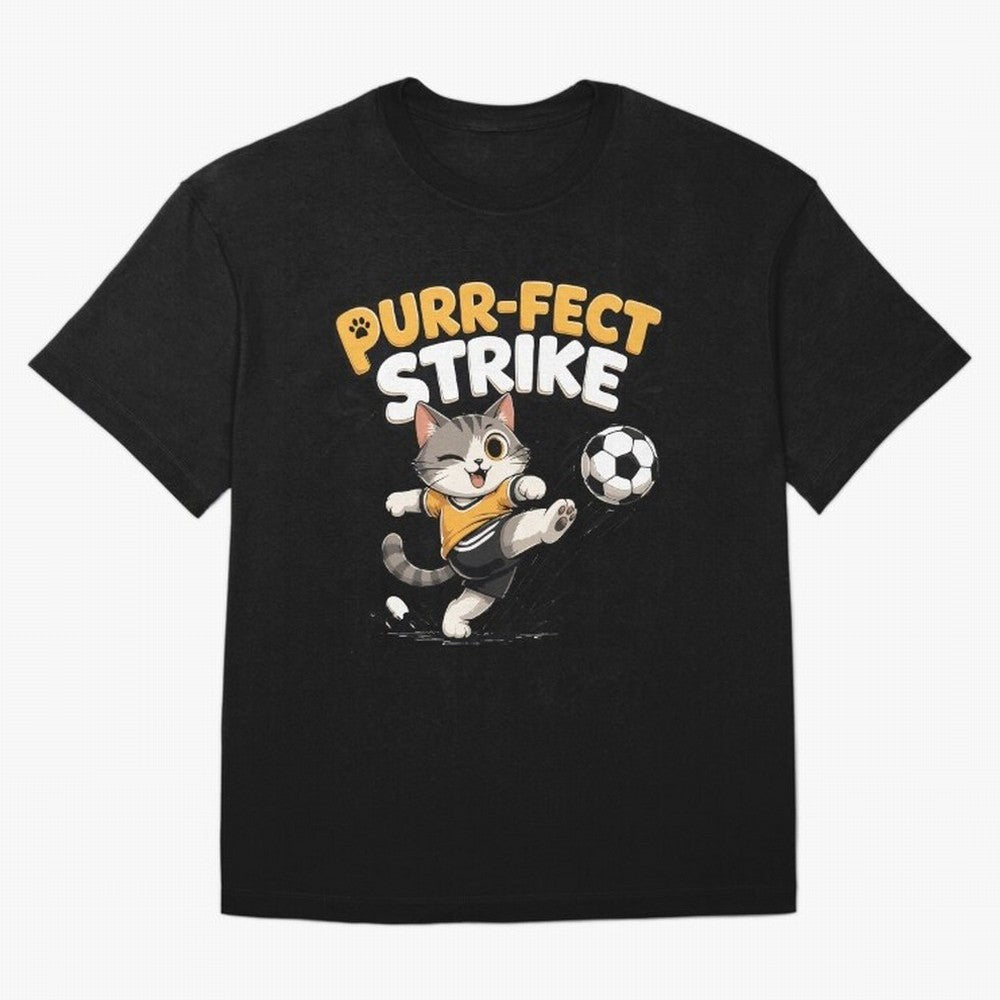 Copy of Purr-fect Strike Classic T-Shirt Keep the Legacy of FIFA World Cup 2026 Group Stage Spirit, Built around Portugal, Mbappe and Neymar, Worldwide Fan Energy, Dramatic Goals, Stadium Lights and Championship Celebrations; Great for Watch