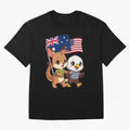 the Australian kangaroo and its friend the American eagle Classic T-Shirt Embrace Global Football Passion for FIFA World Cup 2026 Group Stage, Built around Cristiano Ronaldo, Argentina, Soccer Culture, Superstar Moments, National Team Dreams and