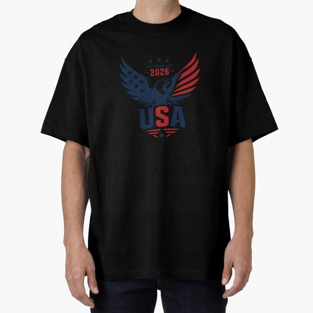 FIFA World Cup 2026 USA Eagle ¨C Patriotic Soccer Art Classic T-Shirt Feel the Trophy Chase of the FIFA World Cup 2026 USA Canada Mexico Journey through CR7 Highlights, Argentina, France and Brazil Pride, Match Day Excitement, Supporter Culture,
