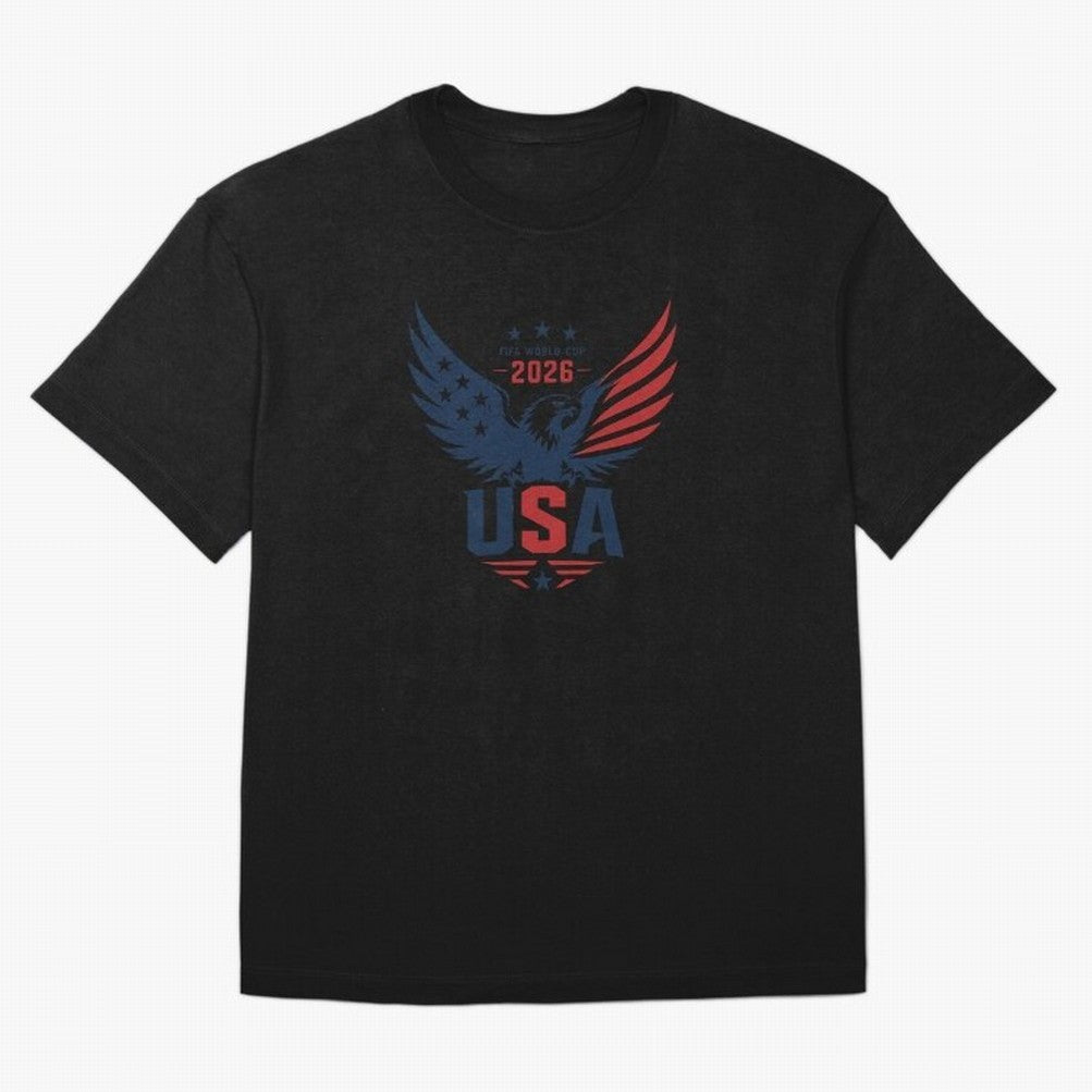 FIFA World Cup 2026 USA Eagle ¨C Patriotic Soccer Art Classic T-Shirt Feel the Trophy Chase of the FIFA World Cup 2026 USA Canada Mexico Journey through CR7 Highlights, Argentina, France and Brazil Pride, Match Day Excitement, Supporter Culture,