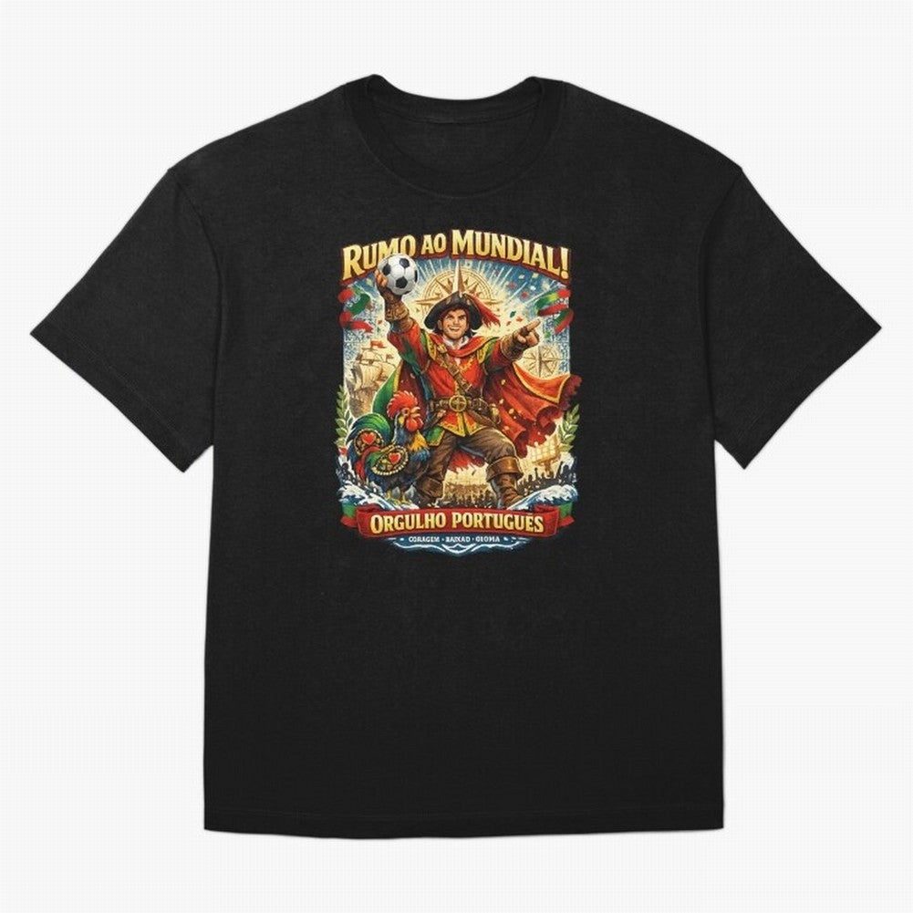 Portugal World Cup Pride Football Fan Classic T-Shirt Follow the Final Road of FIFA World Cup 2026 Filled with CR7, Spain Energy, Fan Favorite Moments, National Team Passion, Big Match Drama and Soccer History; Perfect for Supporters Who Want Bold