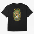 Brazil Soccer Jaguar - O Jogo Bonito Vintage 5 Stars Football Fan T-Shirt Classic T-Shirt Keep the Match Day Mood of Global Football Passion for FIFA World Cup 2026 USA Canada Mexico, Featuring Messi, England and Germany, Soccer Culture, Superstar
